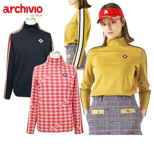 High Neck Shirt Ladies AlchiVio 2024 Fall / Winter New Golf wear