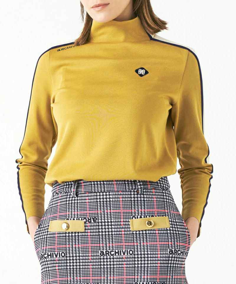 High Neck Shirt Ladies AlchiVio 2024 Fall / Winter New Golf wear