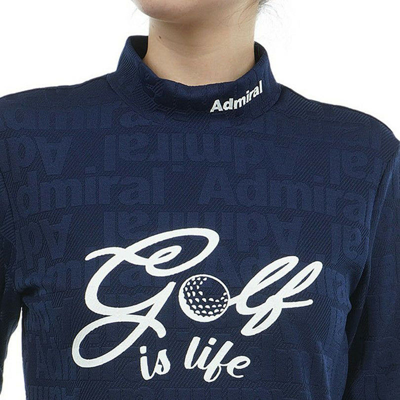 High neck shirt for women Admiral Golf Japan official product Golf wear