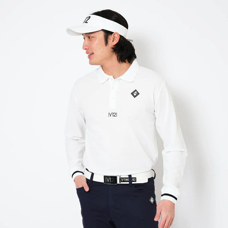 Poro Shirt Men's V12 Golf Vi Twelve 2024 Fall / Winter New Golf Wear