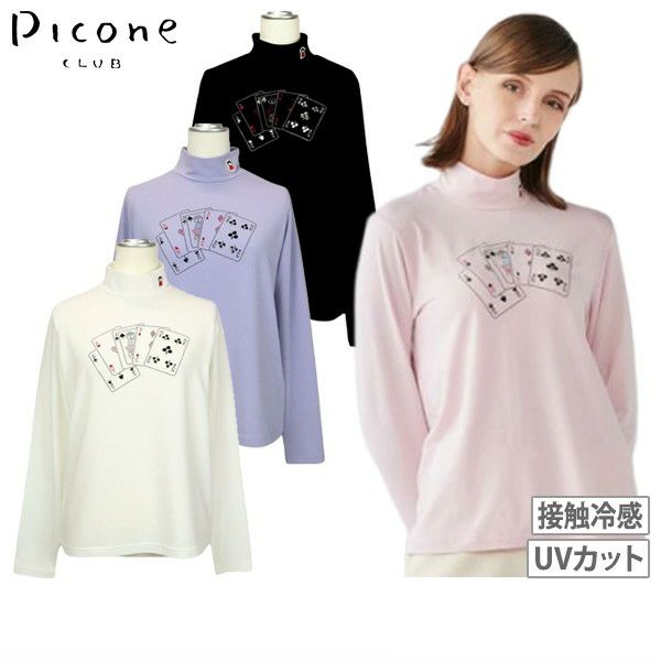 High Neck Shirt Ladies Piccone Club PICONE CLUB 2024 Fall / Winter New Golf Wear