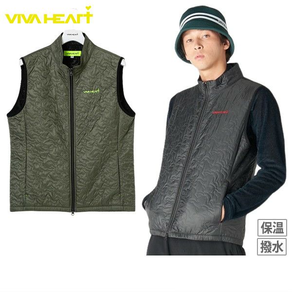 Vest  Men's Viva Heart VIVA HEART 2024 Fall / Winter New Golf Wear