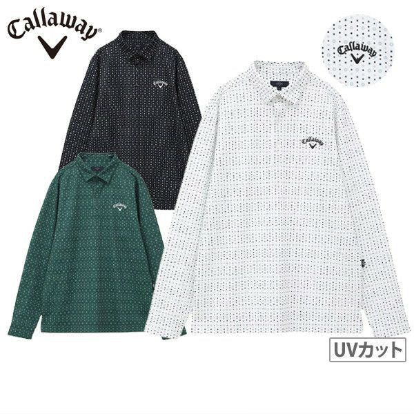 Poro襯衫男士Callowe服裝Callaway高爾夫Callaway服裝2024秋季 /冬季新高爾夫服裝