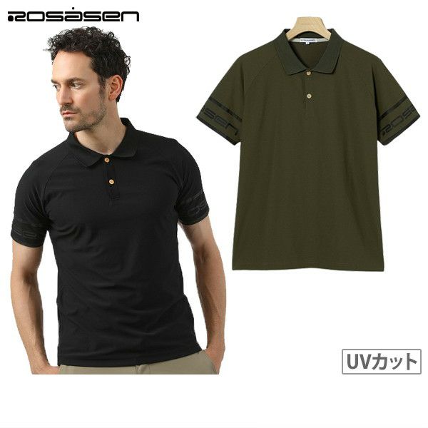 Short -sleeved polo shirt Men's Losen Eirine ROSASEN ALINE 2024 Fall / Winter New Golf wear