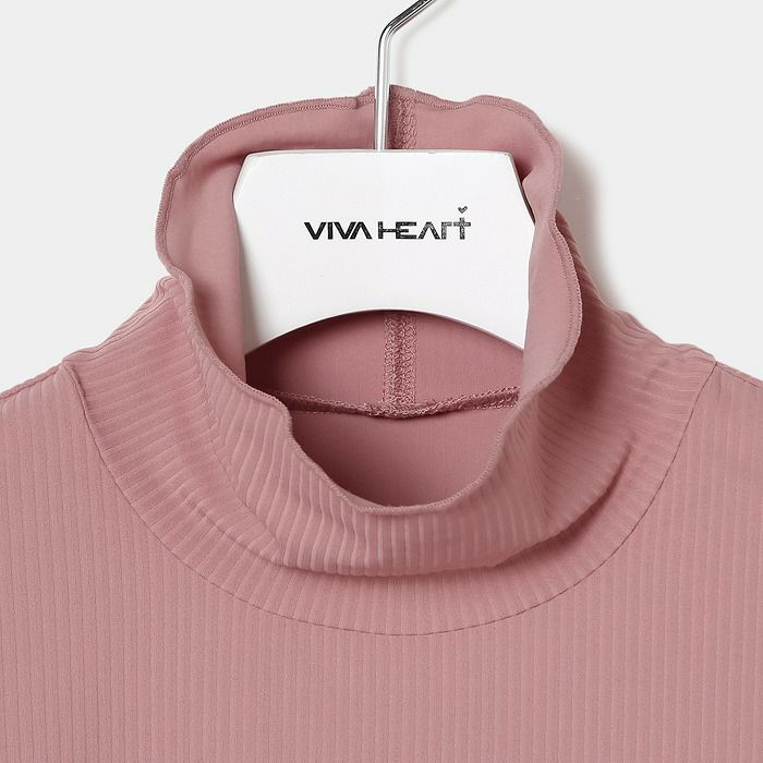 High Neck Shirt Ladies Viva Heart VIVA HEART 2024 Fall / Winter New Golf Wear