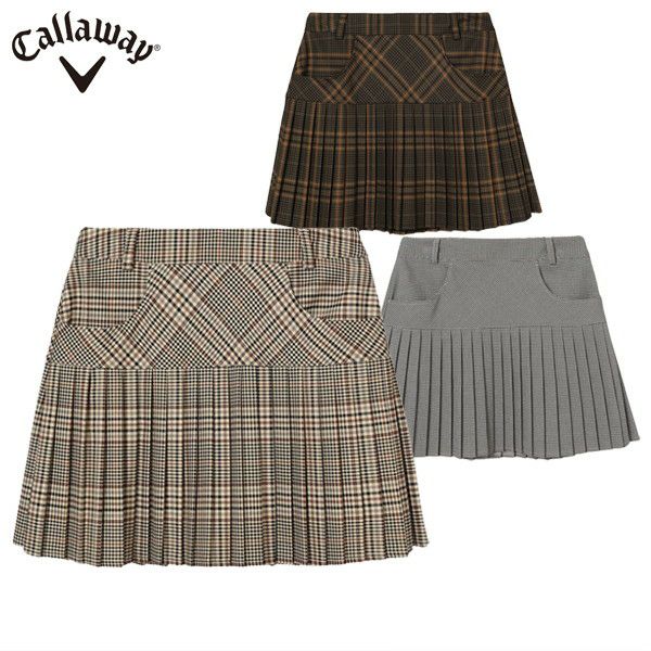 Pleated Skirt Ladies Callaway Apparel CALLAWAY Apparel 2024 Fall / Winter New Golf Wear