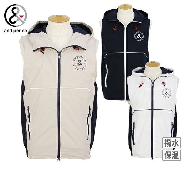 Vest  Men's Anpas AND PER SE 2024 Autumn / Winter New Golf Wear