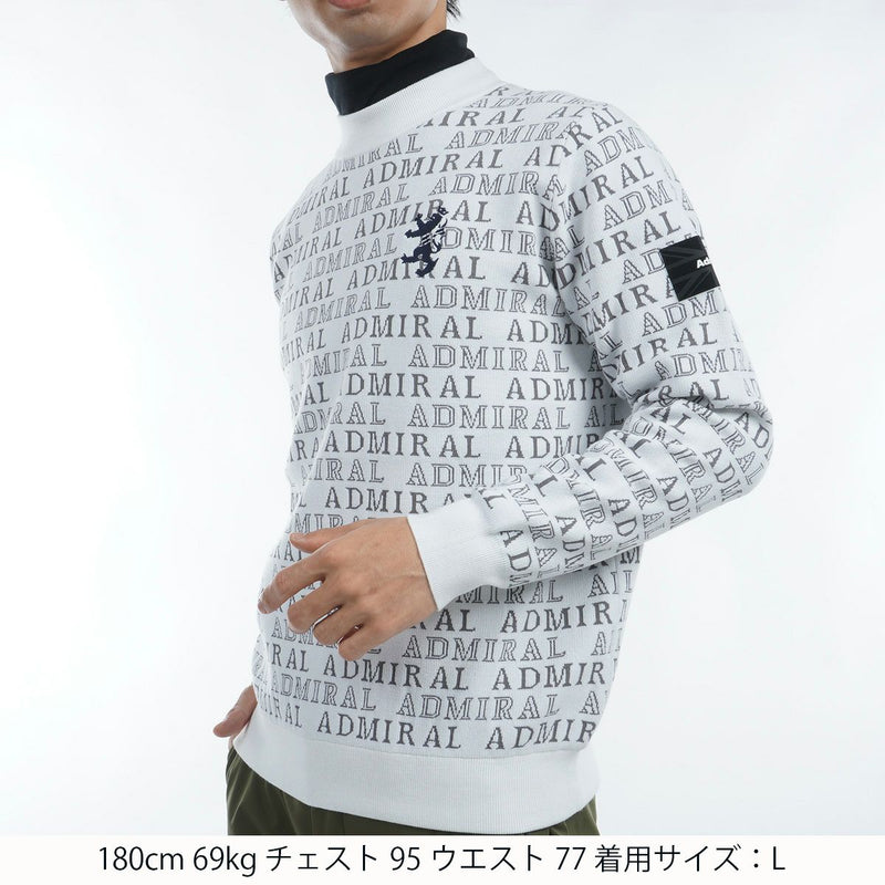 Sweater Men's Admiral Golf ADMIRAL GOLF Japan Genuine 2024 Fall / Winter New Golf Wear