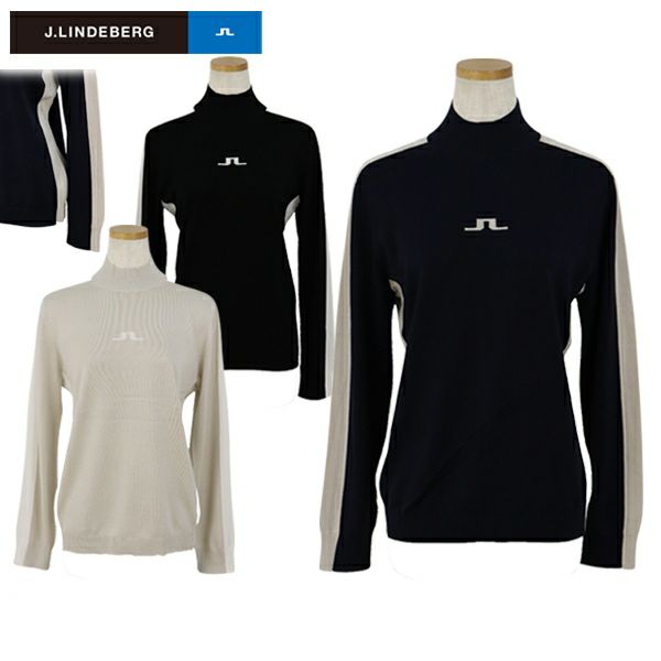 Sweater Ladies J Lindberg J.LINDEBERG Japan Genuine 2024 Fall / Winter New Golf Wear