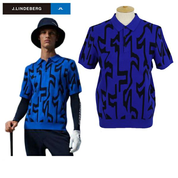 Poro Shirt Men's J Lindberg J.LINDEBERG Japan Genuine 2024 Fall / Winter New Golf Wear