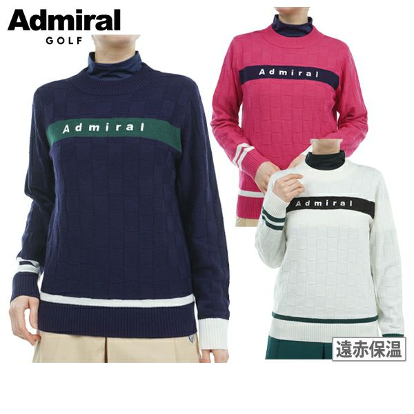 Sweater Ladies Admiral Golf ADMIRAL GOLF Japan Genuine 2024 Fall / Winter New Golf Wear