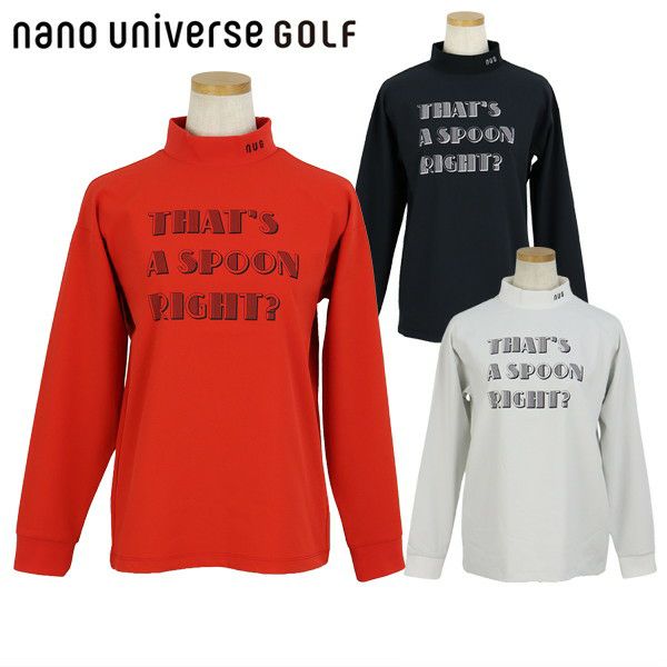 High Neck Shirt Ladies Nano Universe Golf NANOUNIVERSE GOLF 2024 Fall / Winter New Golf Wear