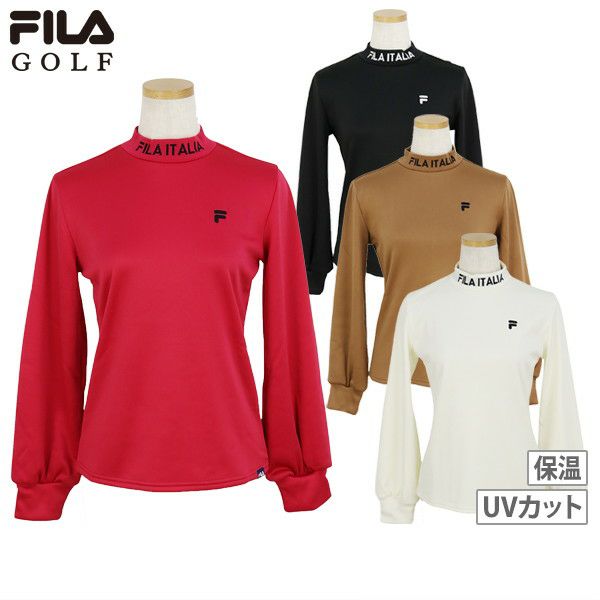 High Neck Shirt Ladies Fira Golf FILA GOLF 2024 Fall / Winter New Golf Wear