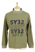 High Neck Shirt Men's SY32 by Sweet Years Golf Eswisarty by Sweet Iyers Golf Japan Genuine 2024 Fall / Winter New Golf Wear