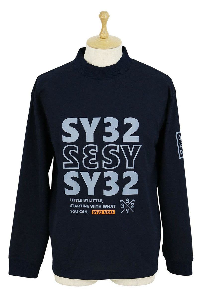 ハイネックシャツ メンズ SY32 by SWEET YEARS GOLF エスワイサーティトゥ バイ スィートイヤーズ ゴルフ 日本正規品 2024 秋冬 新作 ゴルフウェア