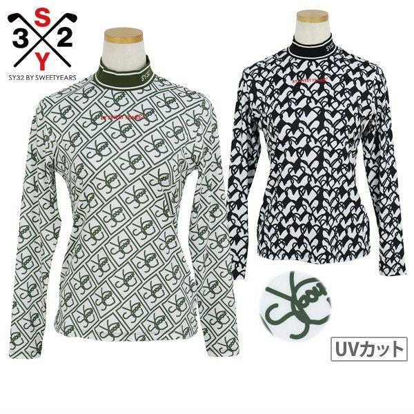 High Neck Shirt Ladies SY32 by Sweet Years Golf Eswisarty by Sweet Iyers Golf 2024 Fall / Winter New Golf Wear