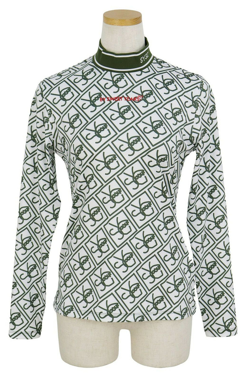 High Neck Shirt Ladies SY32 by Sweet Years Golf Eswisarty by Sweet Iyers Golf 2024 Fall / Winter New Golf Wear