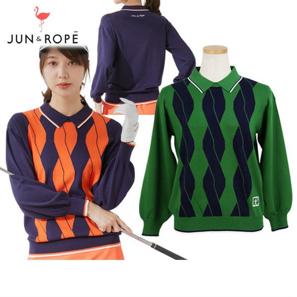 Sweater Ladies Jun & Lope Jun Andrope JUN & ROPE 2024 Fall / Winter New Golf Wear