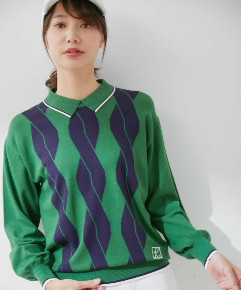 Sweater Ladies Jun & Lope Jun Andrope JUN & ROPE 2024 Fall / Winter New Golf Wear