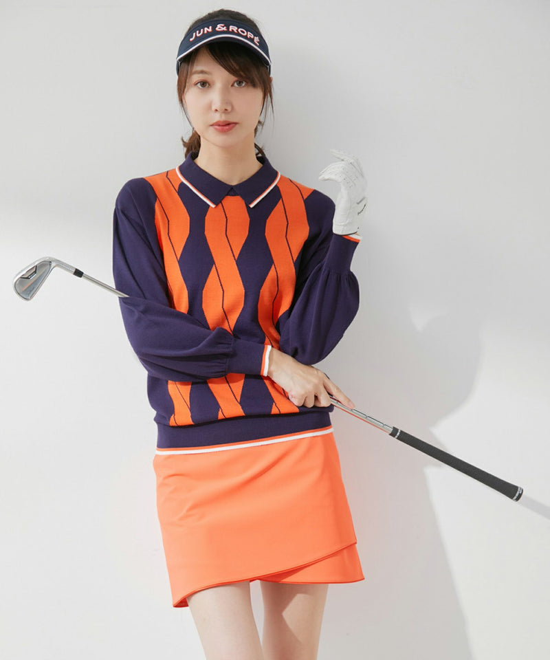 Sweater Ladies Jun & Lope Jun Andrope JUN & ROPE 2024 Fall / Winter New Golf Wear