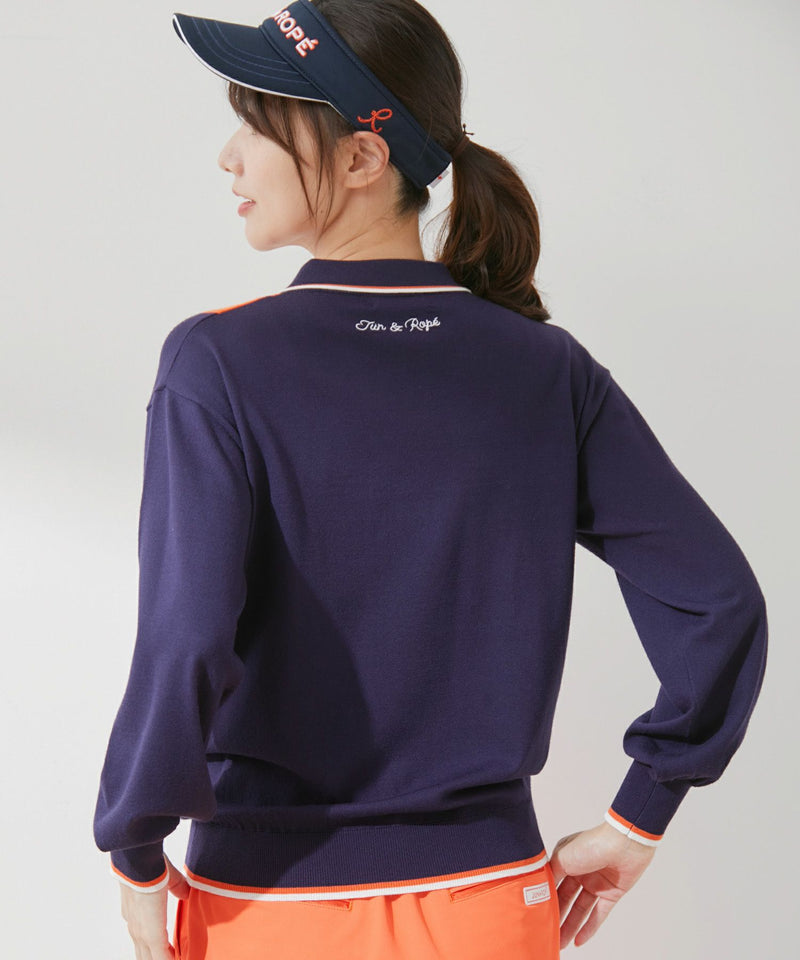 Sweater Ladies Jun & Lope Jun Andrope JUN & ROPE 2024 Fall / Winter New Golf Wear