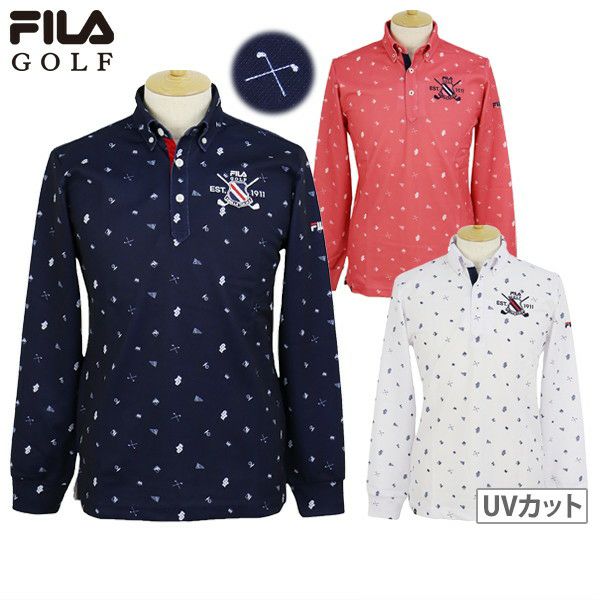 Poro Shirt Men's Philafilagolf FILA GOLF 2024 Fall / Winter New Golf Wear