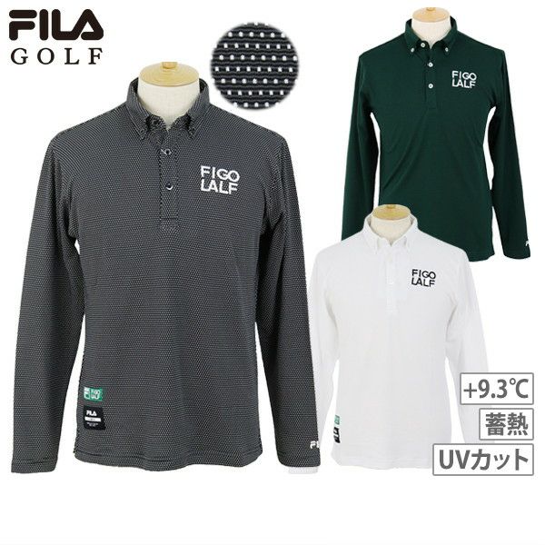 Poro Shirt Men's Philafilagolf FILA GOLF 2024 Fall / Winter New Golf Wear