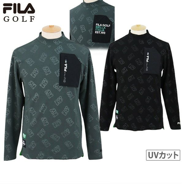 High Neck Shirt Men's Philagolf FILA GOLF 2024 Fall / Winter New Golf Wear