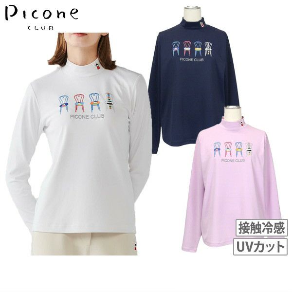 High Neck Shirt Ladies Piccone Club PICONE CLUB 2024 Fall / Winter New Golf Wear