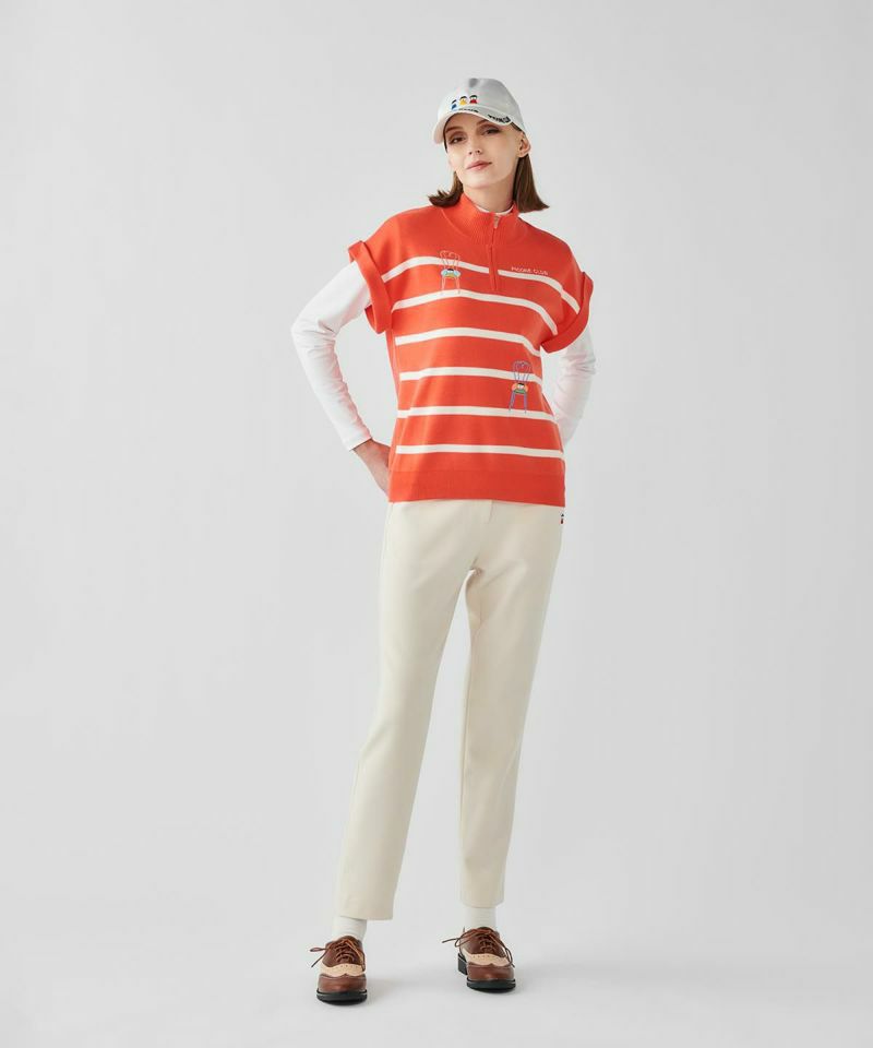 High Neck Shirt Ladies Piccone Club PICONE CLUB 2024 Fall / Winter New Golf Wear