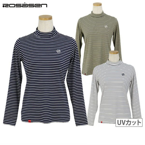 High Neck Shirt Ladies Losersen ROSASEN 2024 Fall / Winter New Golf Wear