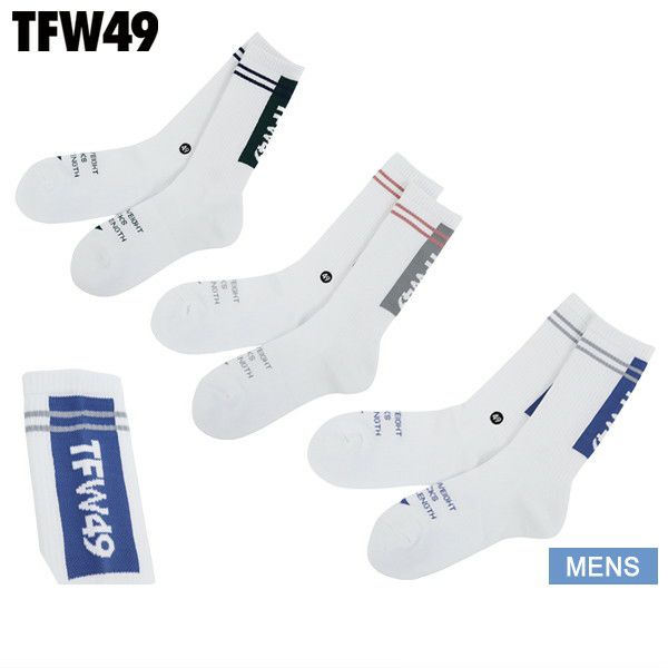 Socks Men's Tea F Dabrey Fort Nine TFW49 2024 Fall / Winter New Golf