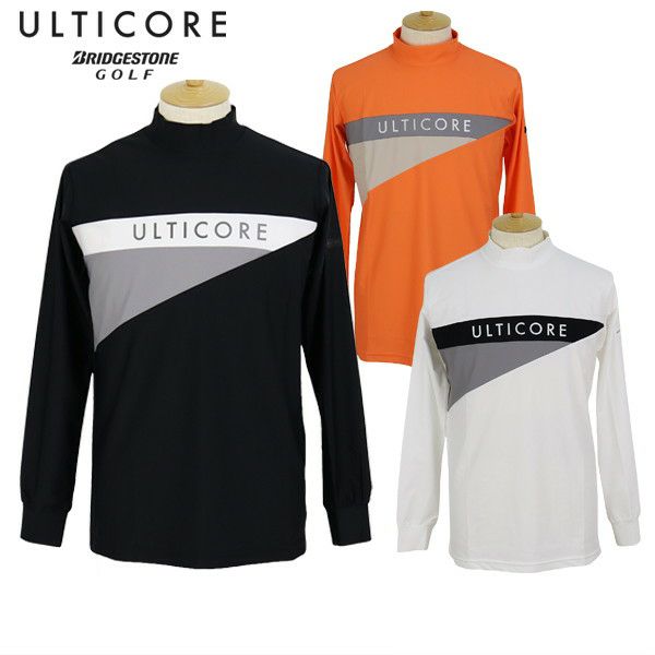 高頸襯衫男士Ulticore Bridgestone高爾夫Ulticore Bridgestone高爾夫2024秋季 /冬季新高爾夫服裝