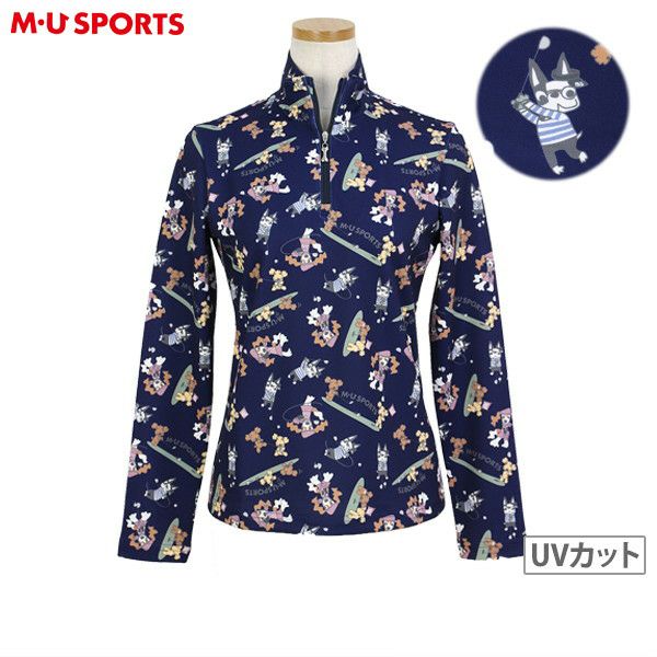 Poro襯衫女士MU Sports Musports M.U Sports Musports 2024秋季 /冬季高爾夫服裝