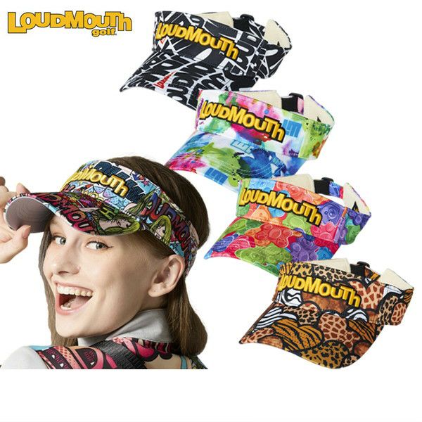 Sun Visor Men's Ladies Loud Mouse Golf LOUDMOUTH GOLF Japan Genuine 2024 Fall / Winter New Golf