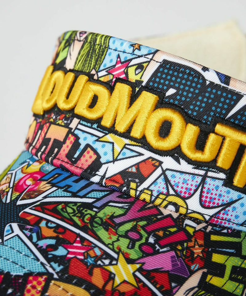 サンバイザー メンズ レディース ラウドマウス ゴルフ LOUDMOUTH GOLF 日本正規品 2024 秋冬 新作 ゴルフ