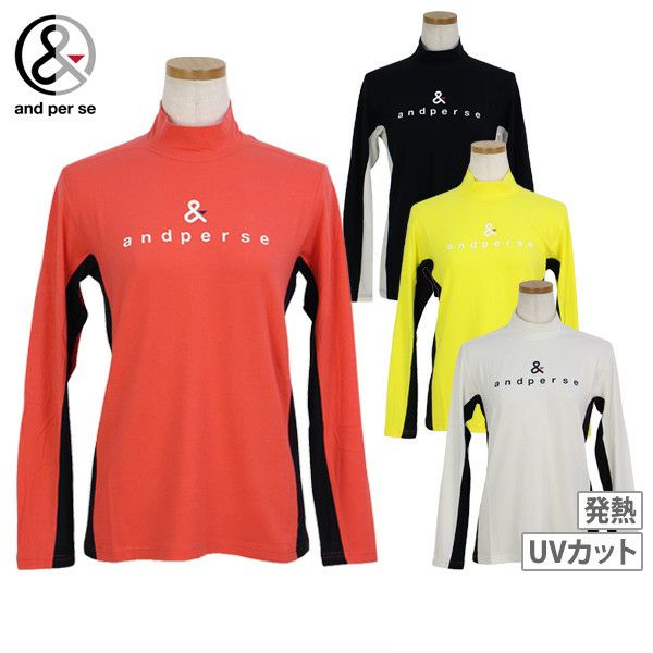 High Neck Shirt Ladies Anpasi And Per SE 2024 Fall / Winter New Golf Wear