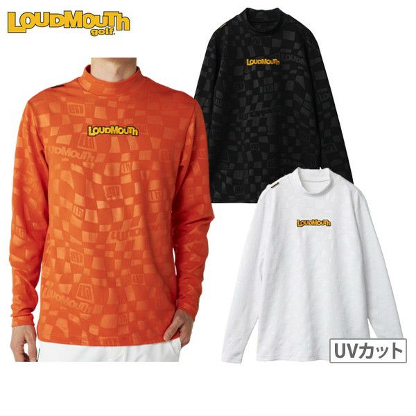 High Neck Shirt Men's Loud Mouse Golf Loudmouth Golf Japan Genuine 2024 Fall / Winter New Golf Wear