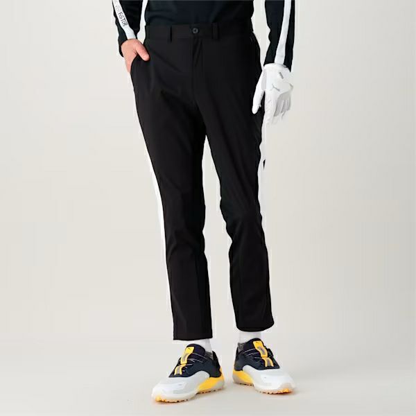 Long Pants Men's Puma Golf PUMA GOLF Japan Genuine Japan Standard 2024 Fall / Winter New Golf Wear