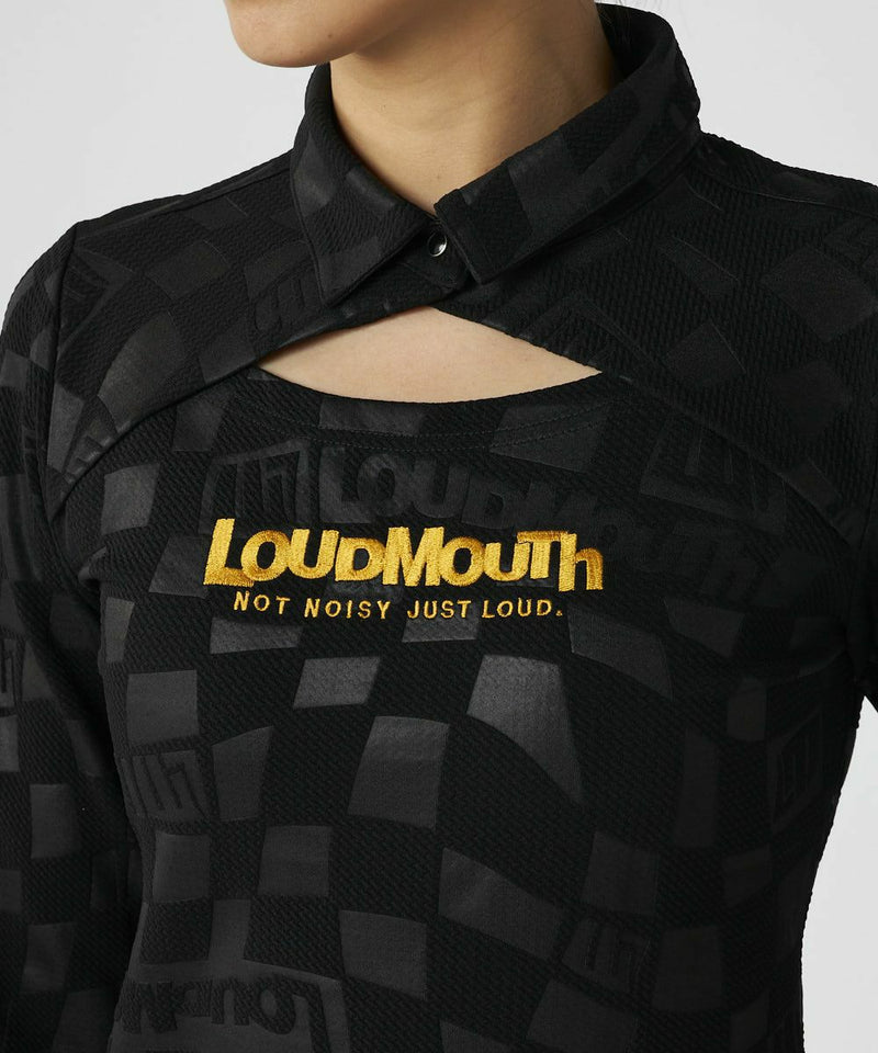 ポロシャツ レディース ラウドマウス ゴルフ LOUDMOUTH GOLF 日本正規品 2024 秋冬 新作 ゴルフウェア