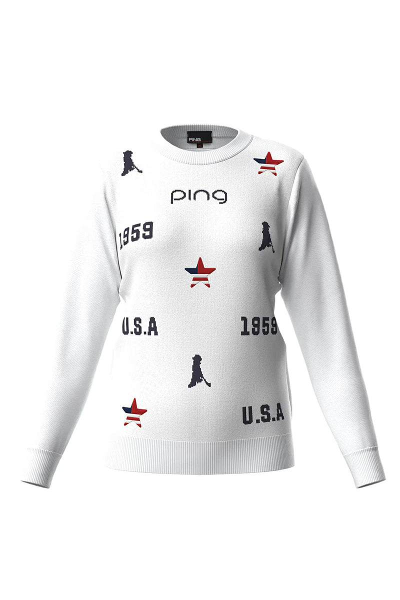 Sweater Ladies Pin Ping 2024 Fall / Winter Golf Wear