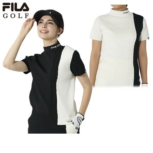 스웨터 레이디스 Firafilagolf Fila Golf 2024 가을 / 겨울 새 골프 착용