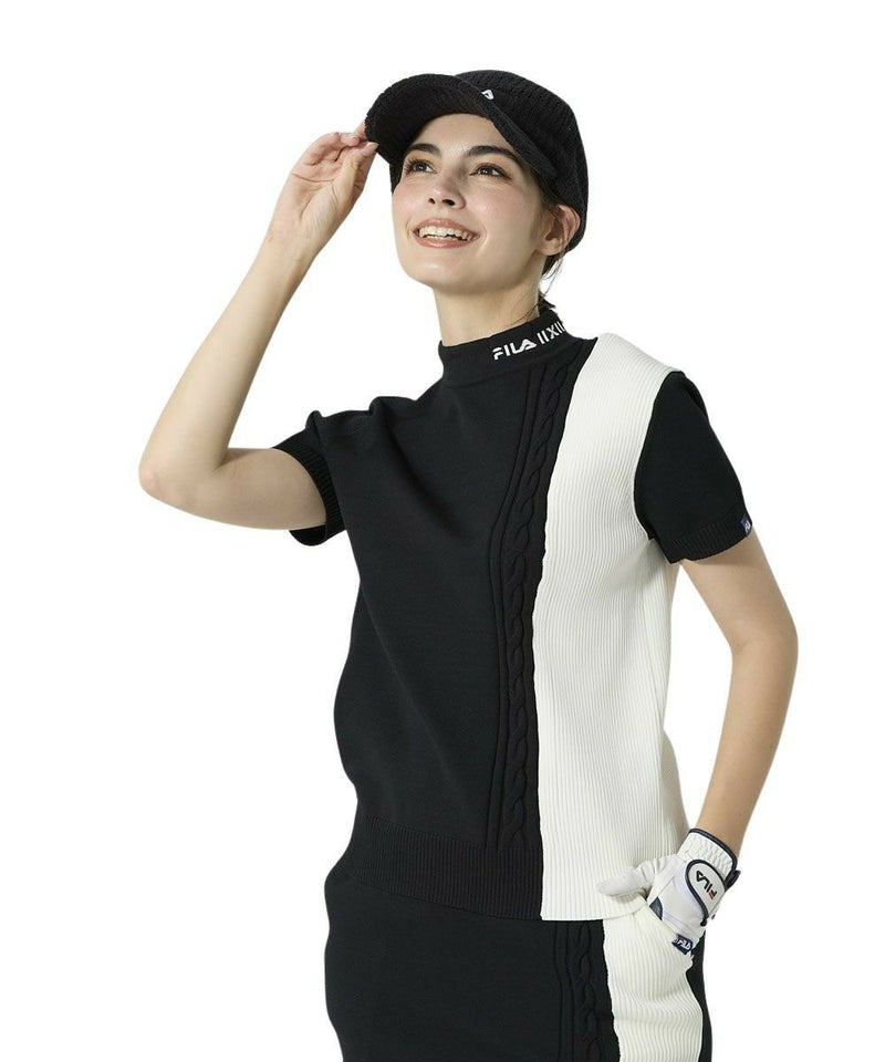 스웨터 레이디스 Firafilagolf Fila Golf 2024 가을 / 겨울 새 골프 착용