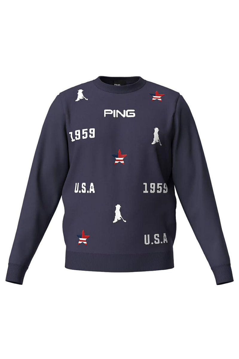 Sweater Men's Ping Ping 2024 Fall / Winter Golf Wear