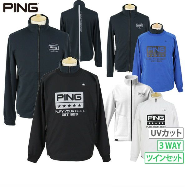 Blouson TSU插圖男士ping Ping 2024秋天 /冬季新高爾夫服裝