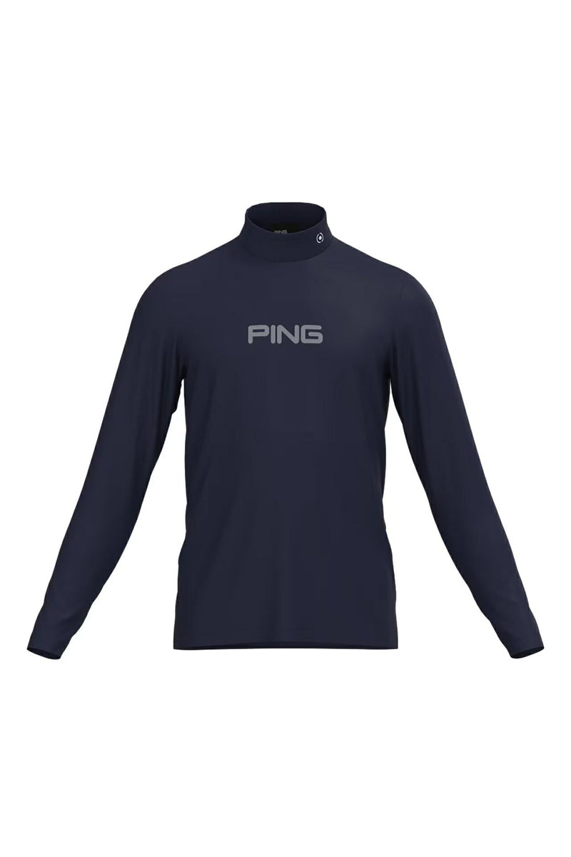 High Neck Shirt Men's Ping Ping 2024 Fall / Winter New Golf Wear