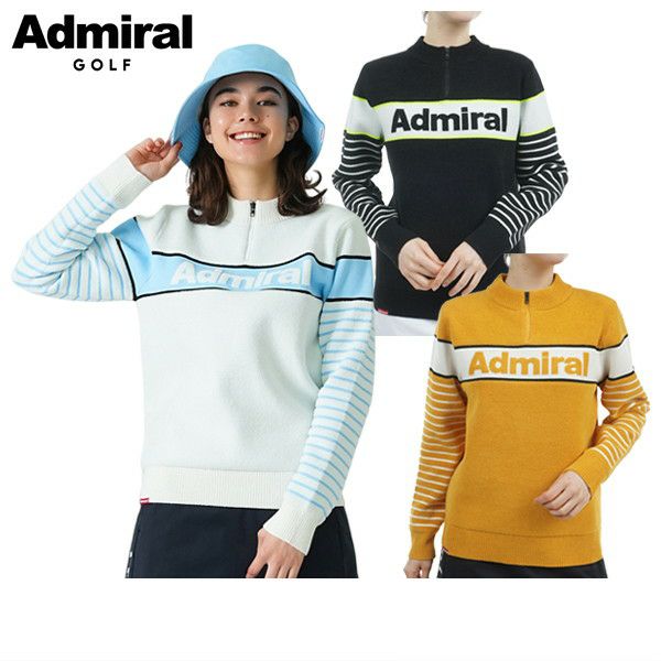 Sweater Ladies Admiral Golf ADMIRAL GOLF Japan Genuine 2024 Fall / Winter New Golf Wear