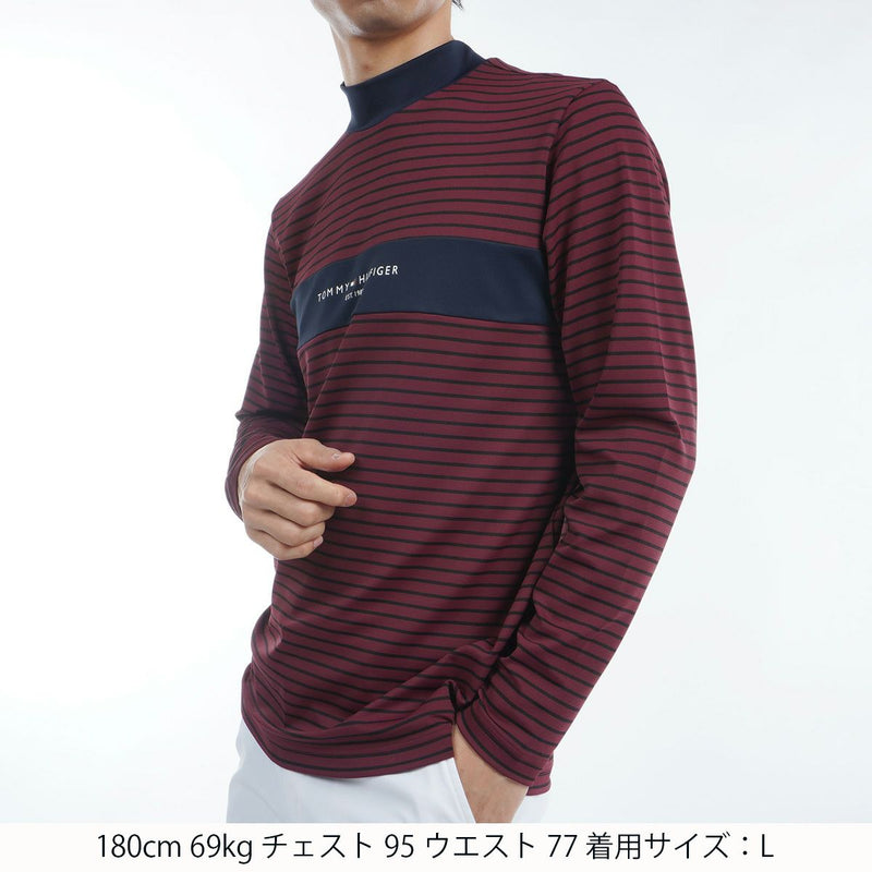 High Neck Shirt Men's Tommy Hilfiger Golf TOMMY HILFIGER GOLF Japan Genuine 2024 Fall / Winter New Golf Wear