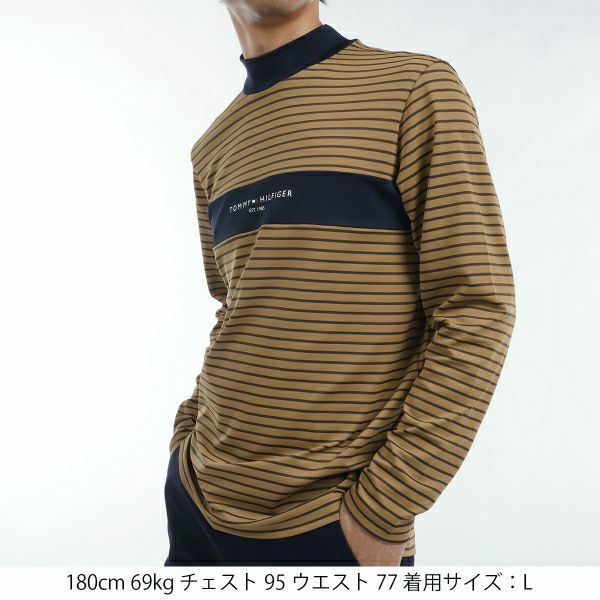 High neck shirt for men Tommy Hilfiger Golf TOMMY HILFIGER GOLF Japanese genuine product Golf wear