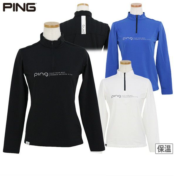 Poro Shirt Ladies Pin Ping 2024 Autumn / Winter Golf wear